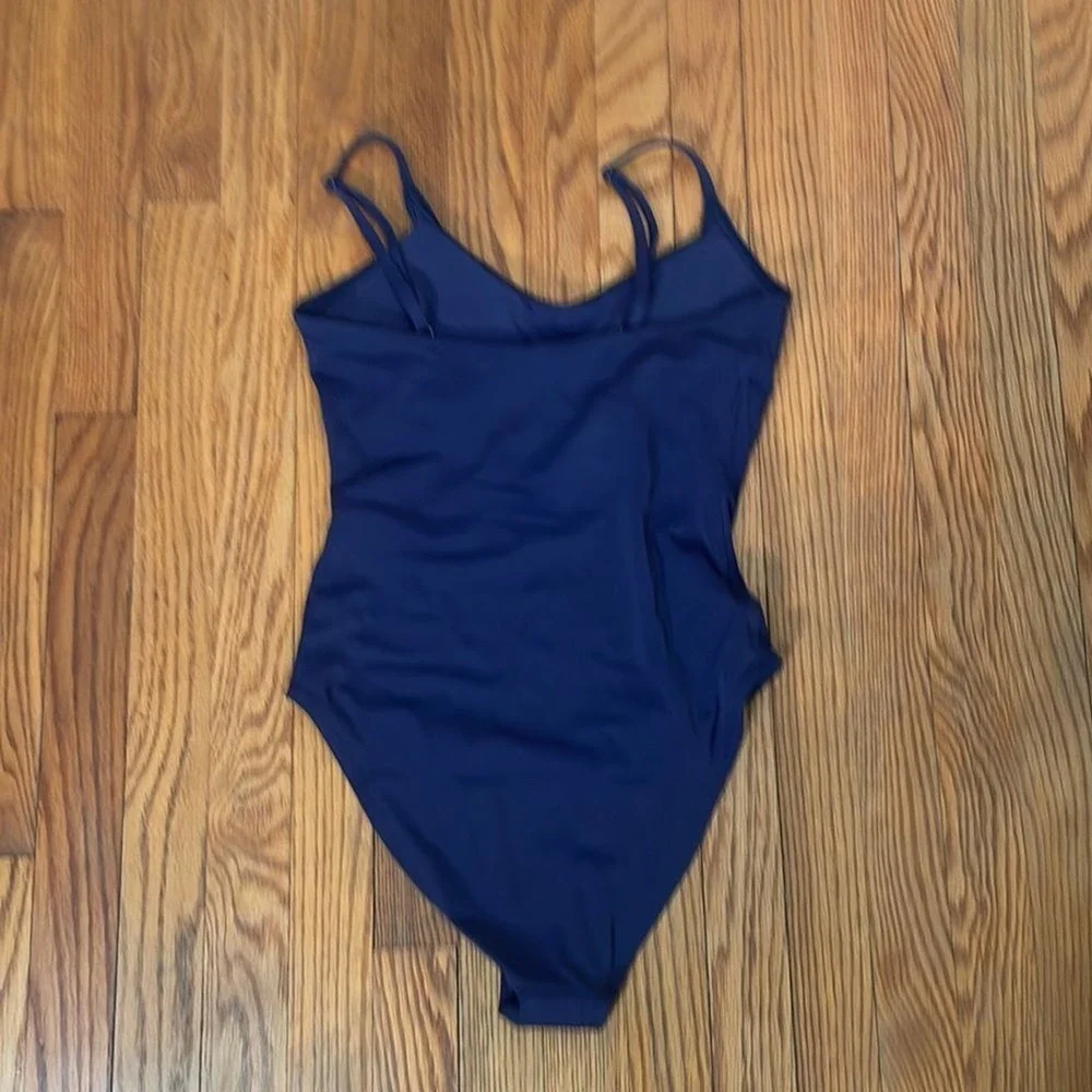 Andie The Amalfi One‎ Piece Swimsuit Navy size L NWT